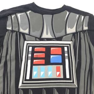 Star Wars Darth Vader Graphic T-Shirt With No Cape Youth Boys Size L Black
